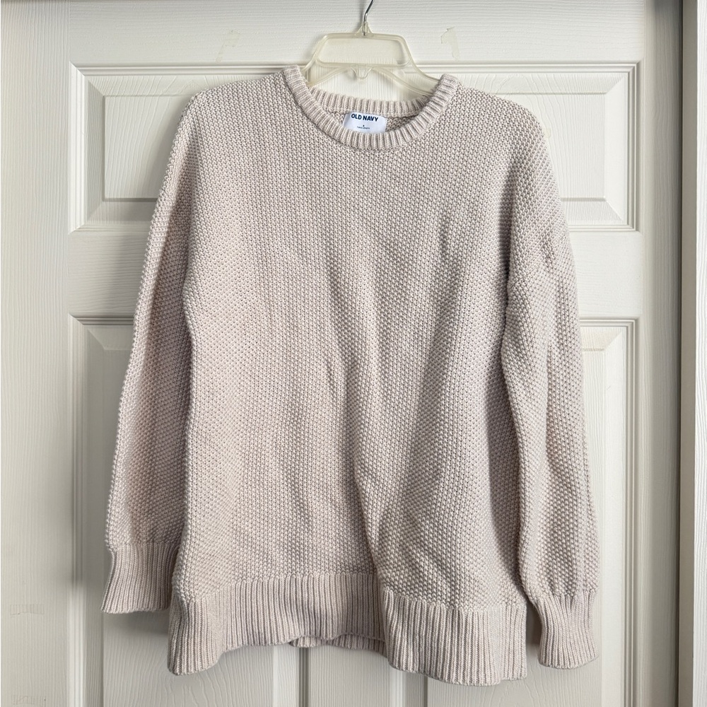 Old Navy Cream Chunky Sweater
